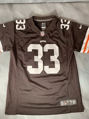 $19.99 • Buy Cleveland Browns Trent Richardson #33 NFL Nike On Field Jersey Youth Size Large