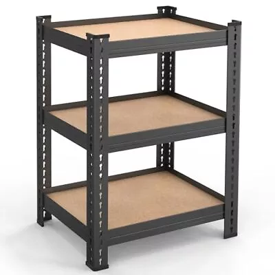 Storage Shelves 3 Tier Adjustable Garage Storage Shelving Heavy Duty Metal S... • $27.26