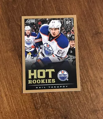 Nail Yakupov 2013-14 Score Hot Rookies Gold Rookie #650 Edmonton Oilers RC • $2.99