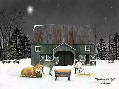 Billy Jacobs Remembering The Night Farm Animal Art Print 16 X 12 • $15.95