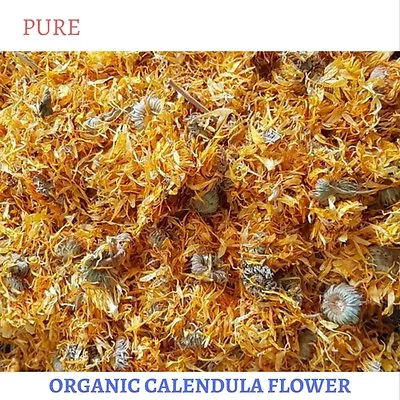 $8.13 • Buy 100 Gram Dried Organic Calendula Flowers - Calendula Officinalis - 100% Premium