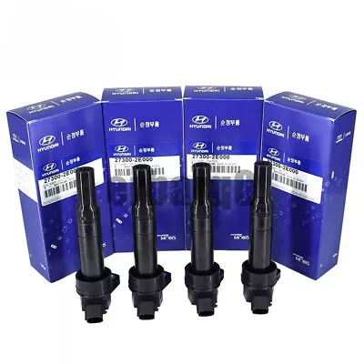 4x Genuine 27300-2E000 Ignition Coil For 2001-17 Hyundai Elantra Kia Soul UF651 • $45.99