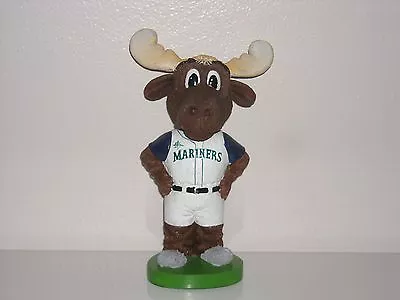 MARINER MOOSE Seattle Mariners Mascot Bobble Head 2001 AGP Limited Edition White • $59.95