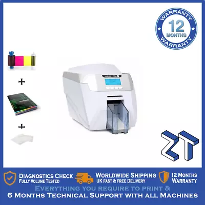 £750 • Buy B Grade Magicard Rio Pro Dual-Sided Plastic ID Card Badge Printer & Starter Pack