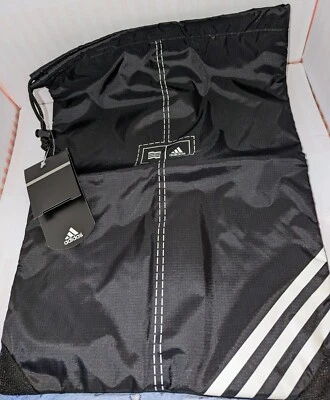 $19.63 • Buy Adidas Golf Sports Shoes Case Travel Storage Pouch Tote Bag Black White NWT NEW!
