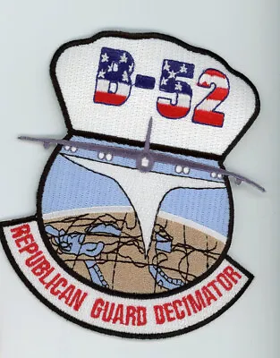 Patch Usaf  B-52 Republican Guard Decimator S Iron  On  Parche • $8