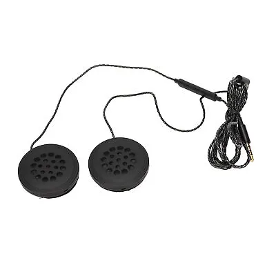 Motorcycle Headset Wired 3.5mm Stereo Helmet Headphone Speakers For Mobile Phone • $9.34