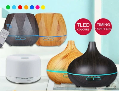 $27.19 • Buy 550ML Aroma Aromatherapy Diffuser LED Oil Ultrasonic Air Humidifier Purifier AUS