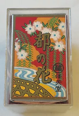 Vintage Nintendo Hanafuda Miyakonohana Japanese Playing Cards Red Before 1989 • $13.44