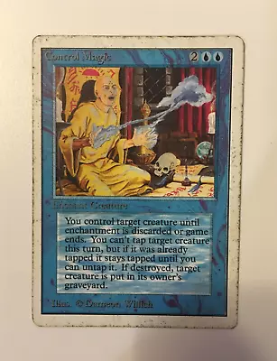 Control Magic - Unlimited Edition (2ED) 1993 [Uncommon] MTG Magic The Gathering • $5.12