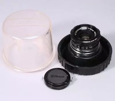 Nikkor El 80mm F/5.6 In Bubble Case W Cap Needs Cla • $28