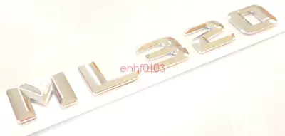 #1 Chrome Ml320 Fit Mercedes Ml320 Rear Trunk Liftgate Emblem Badge Nameplate • $13.79