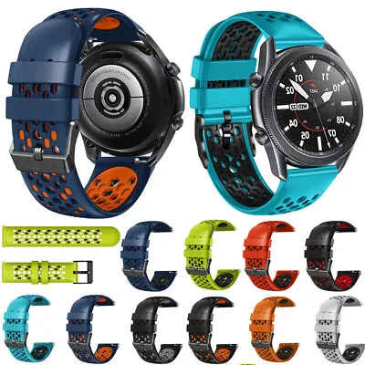 Breathable Sport Strap For Samsung Galaxy Watch Huawei Amazfit GTR Silicone Band • $14.83