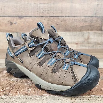 KEEN Targhee II Men Sz 11.5 Brown Waterproof Outdoor Hiking Trail Shoes Leather • $49.99