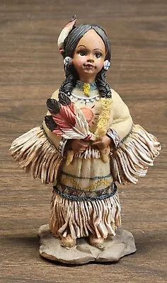 Indian Native American Girl Ceramic Figurine  • $15.15