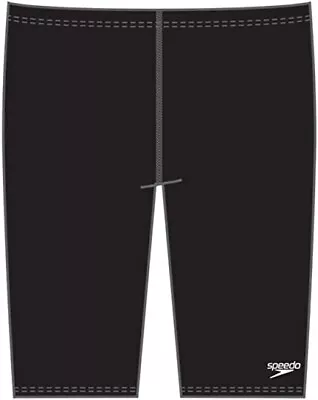Speedo Men's Swimsuit Jammer Powerflex Eco Solid Adult New Black Size 30 • $39.97