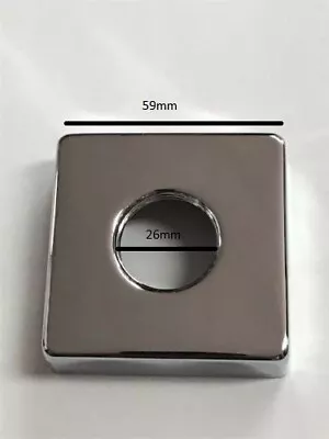 £8.49 • Buy Square Shower Arm Cover Plate/Back Plate Chrome