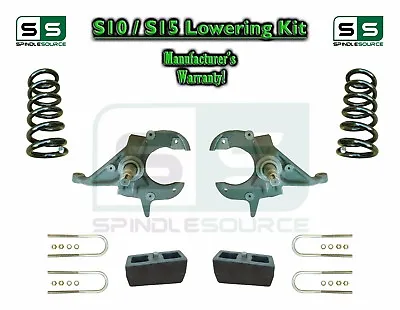 3 / 4  Drop Spindles KIT FOR 82-05 Chevy S-10 S10 GMC S15 Sonoma Blazer Jimmy V6 • $312.33