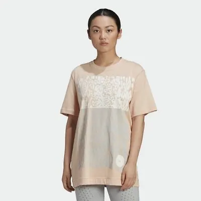 NWT Adidas Stella McCartney Women's Cotton Graphic Short Sleeve T-shirt GL4151 • $39.99