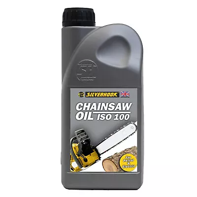 Chain Oil 1 Litre Chainsaw Super Tacky Guide Bar For All Makes Of Saws Iso 100 • £7.95