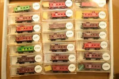 Micro-Trains CABOOSE BN GN CP IC MKT WM MP NP NW NYC PRR TP  Sold Individually • $29.95