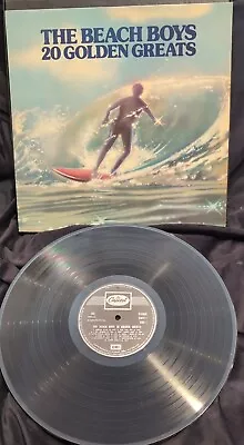 The Beach Boys-20 Golden Greats-LP. 1976. UK. CAPITOL EMTV1. VG+/VG+ • $5