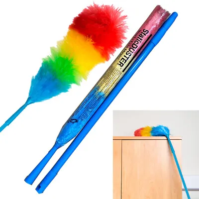 £6.50 • Buy 1.8m Extendable Handle Duster Telescopic Anti Static Feather Long Hygienic Brush