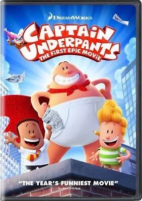 Captain Underpants: The First Epic Movie - DVD By Kevin Hart Fast Shipping • $1