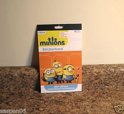 Despicable Me Minions Stickerland Sticker Book 295 Stickers NEW • $5.95