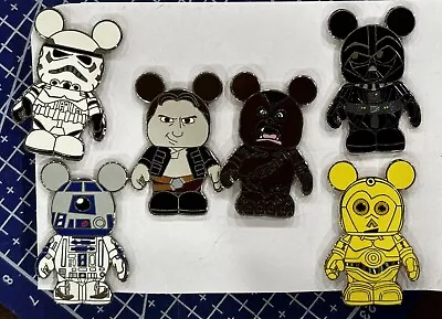 Disney Pin Vinylmation Mystery Pin Collection Star Wars Set Lot Of 6 Series 1 • $22