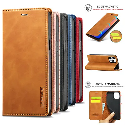 $15.76 • Buy For IPhone 13 14 Pro Max 12 11 XS XR 78+ Leather Wallet Case Magnetic Flip Cover