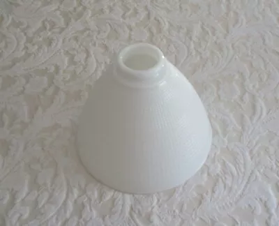 Vintage Milk Glass Reflector Globe For A Floor Lamp - 1930s/1940s - Cone Shape • $20