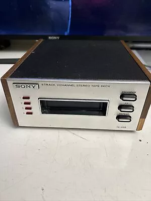 Rare Vintage Sony Tc-208 8 Track 2 Channel Stereo Tape Deck /restored • $195