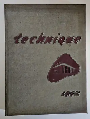 1952 Massachusetts Institute Of Technology MIT College Technique Yearbook • $24