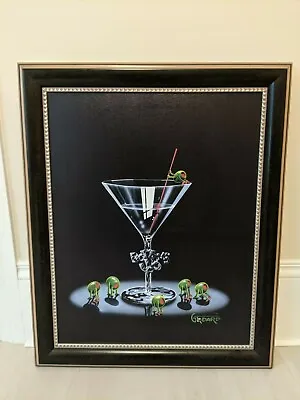 Michael Godard Bottoms Up Framed Art (56/100) Used In Great Shape • $400