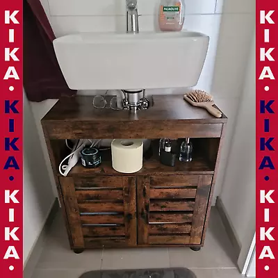 Vintage Bathroom Under Sink Cabinet Basin Vanity Storage Cupboard Unit Furniture • £49.95