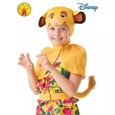 Child Disney Simba Lion King Fancy Dress Costume Official Rubie's Headpiece Tail • £5.99