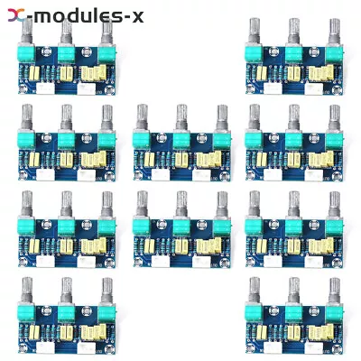 10x XH-M802 Passive Tone Board Amplifier Volume Bass Treble Toning Control Board • $23.99