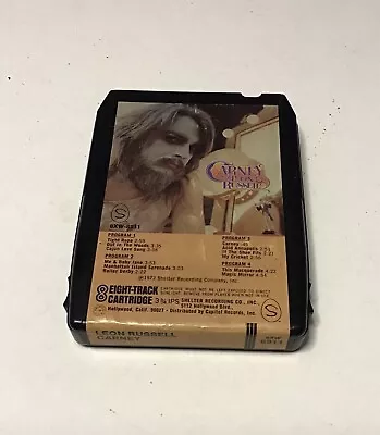LEON RUSSELL -Carney- 8 Track Tape Tested • $7.99
