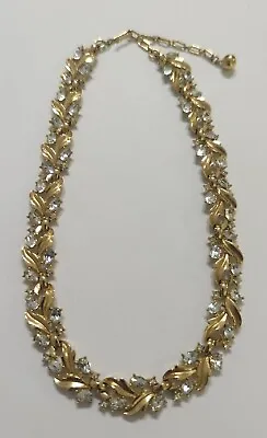 £64.57 • Buy Vintage Crown Trifari Rhinestone Necklace