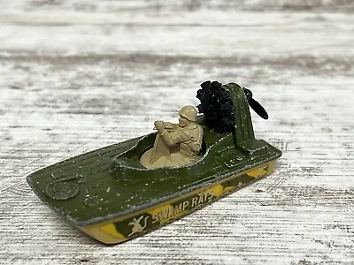 Matchbox Superfast No. 30 Swamp Rat Military Boat With Gunner England • $1.99