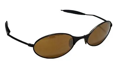 Authentic OAKLEY Sunglasses E -WIRE Mat Black Brown Mirror Lens Bronze UNISEX • $162.40