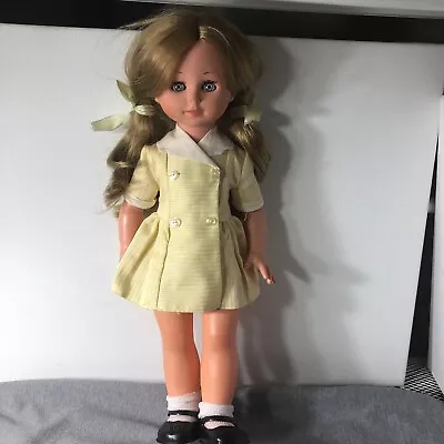 1967 Doll Original Dress Great Vintage Condition 14” Made In Italy One Eye Bliks • $22.55