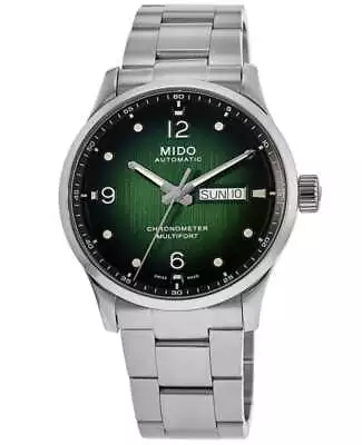 New Mido Multifort M Chronometer Green Dial Steel Men's Watch M038.431.11.097.00 • $864.90