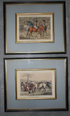 Pr 1835 Hunting Prints Not Began + Just Finished H/col. Alken Field Sports Horse • £128