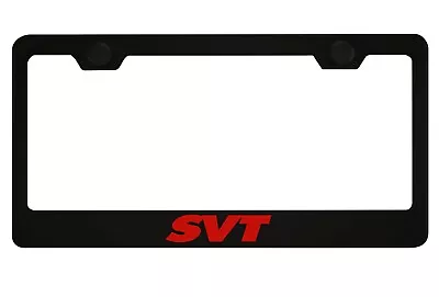 $9.99 • Buy Ford SVT Black License Plate Frame