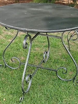 $299 • Buy FRENCH GARDEN  PROVENCE TABLE  1 Meter  Bistro OUTDOOR  Antique Black NEW