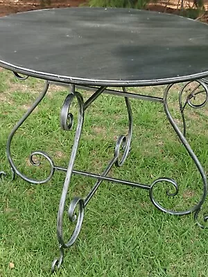 $299 • Buy FRENCH GARDEN  PROVENCE TABLE  1 Meter  Bistro OUTDOOR  Antique Black NEW