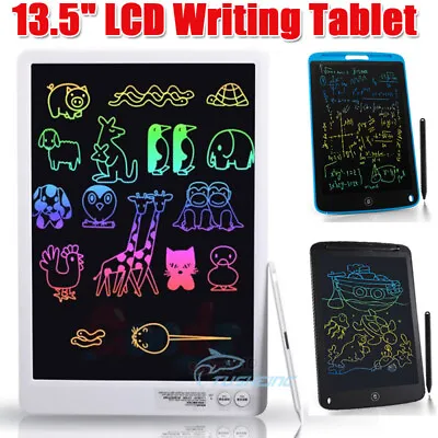 13.5 LCD Writing Tablet Electronic Drawing Notepad Doodle Board Kids Gift Office • $16.19