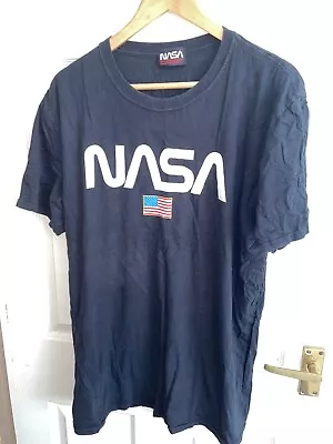 NASA Mens XL Black Short Sleeved T-Shirt (EX COND) • £0.99